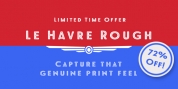 Le Havre Rough font download