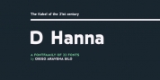 D Hanna font download