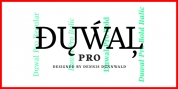 Duwal Pro font download