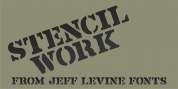 Stencil Work JNL font download