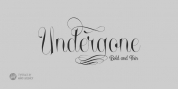 Undergone font download