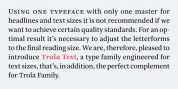 Trola Text font download