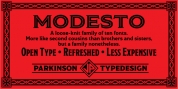 Modesto font download
