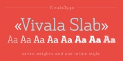 Vivala Slab font download