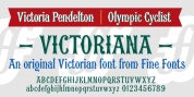 Victoriana font download