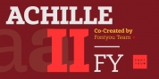 Achille II FY font download