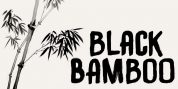 Black Bamboo font download