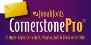 Cornerstone Pro font download