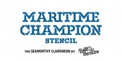Maritime Champion Stencil font download