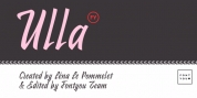 Ulla FY font download