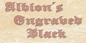 Albion's Engraved Black font download
