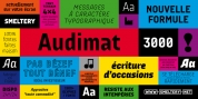 Audimat 3000 font download