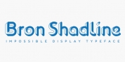 Bron Shadline font download