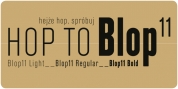 Blop11 font download