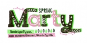Marty Spring font download