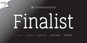 Finalist Round Slab font download