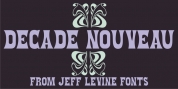 Decade Nouveau JNL font download