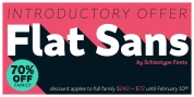 Flat Sans font download