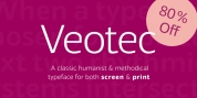 Veotec font download