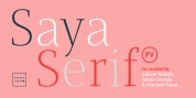 Saya Serif FY font download