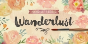 Wanderlust Letters font download
