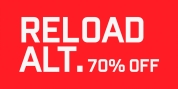 Reload Alt font download