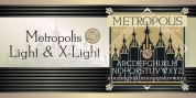 Metropolis SG font download
