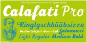 Calafati Pro font download
