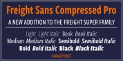 Freight Sans Compressed Pro font download