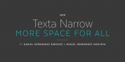 Texta Narrow font download