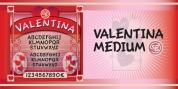 Valentina SG font download