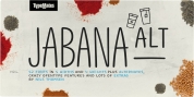 Jabana Alt font download