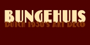 Bungehuis font download