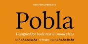 Pobla font download