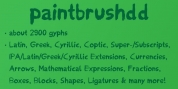 paintbrushdd font download