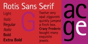 Rotis Sans Serif font download