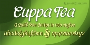 Cuppa Tea font download