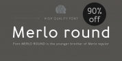 Merlo Round font download