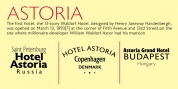 Astoria font download