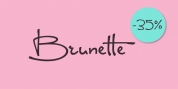 Brunette font download