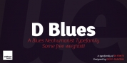 D Blues font download