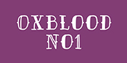 Oxblood No1 font download