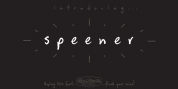 Speener font download