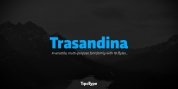Trasandina font download