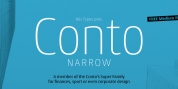 Conto Narrow font download