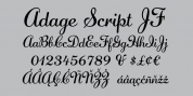 Adage Script JF font download