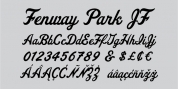 Fenway Park JF font download