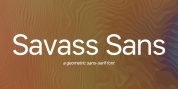 Savass Sans font download