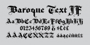 Baroque Text JF font download