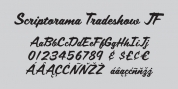 Scriptorama JF Tradeshow font download